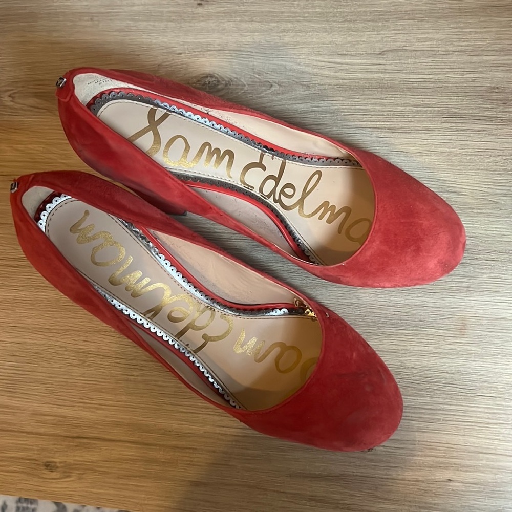 Sam Edelman Stillson Red Suede Pump - image 2